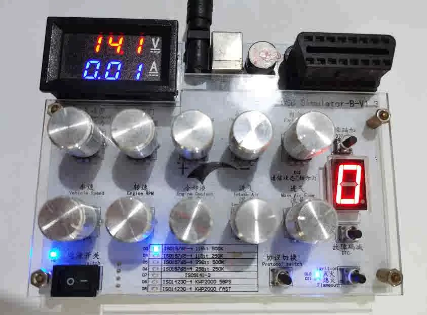 

Automotive OBD Simulator ELM327 Testing and Development J1939/ECU Simulator Development and Testing/vehicle Networking