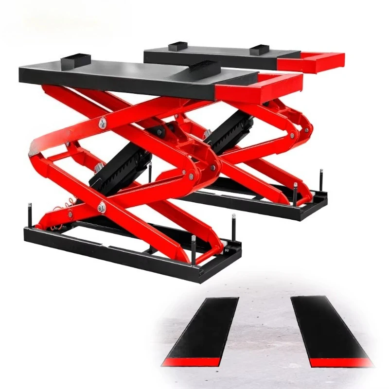 Hydraulic full rise scissor car lift bridge 220v