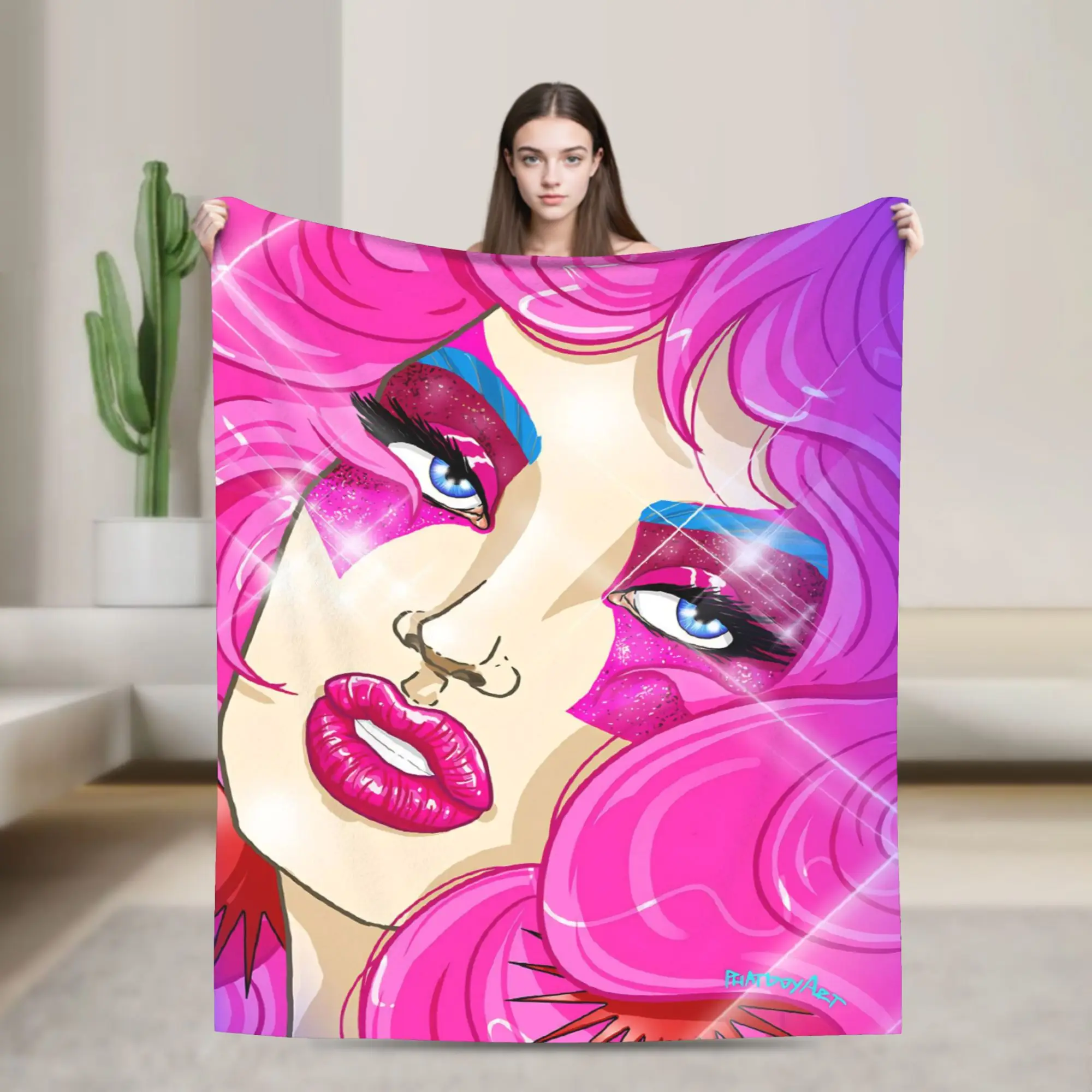 Jem And The Holograms Blanket Super Soft Warm  Throw Blankets for Couch 50x60 Inch Multi-size Bedding Throws
