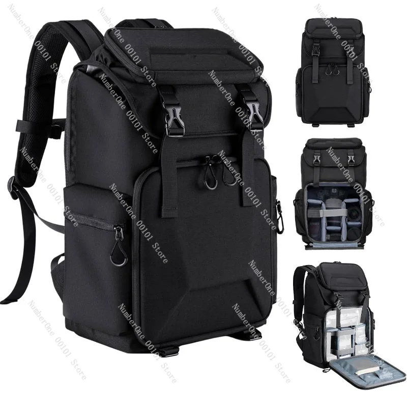 Camera backpack Hard case Camera bag Large capacity photography backpack with laptop compartment and tripod stand