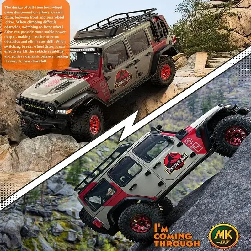 New Rarello Mk07 1：7RC large Off-Road Climbing Car Adult Large Remote Control Modified Toy Car Adult Outdoor Rc Toys