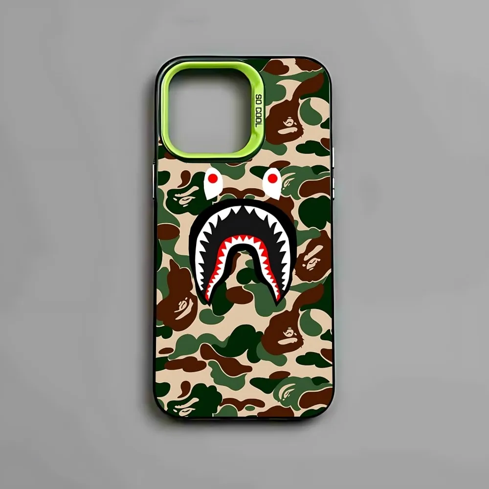 B-Bath-B-A-E Shark Phone Case For Samsung S24 S23 S22 S21 S20 S10 FE Note 20 Ultra 5G Lite Plus Candy Back Cover