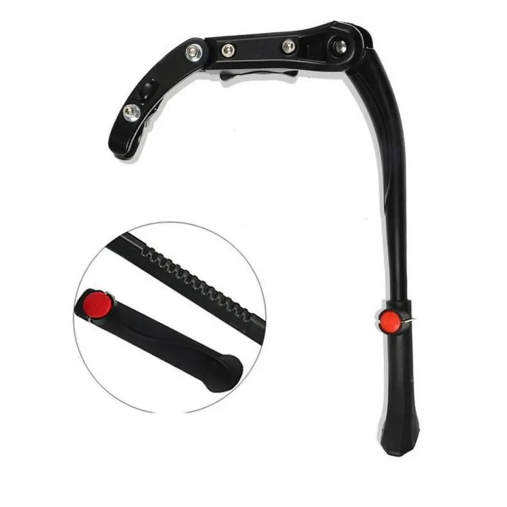 

Adjustable Single Side Folding Bike Kickstand Rear Mount Heavy Duty Aluminum Alloy Support Stand for Mountain Road Hybrid Bikes