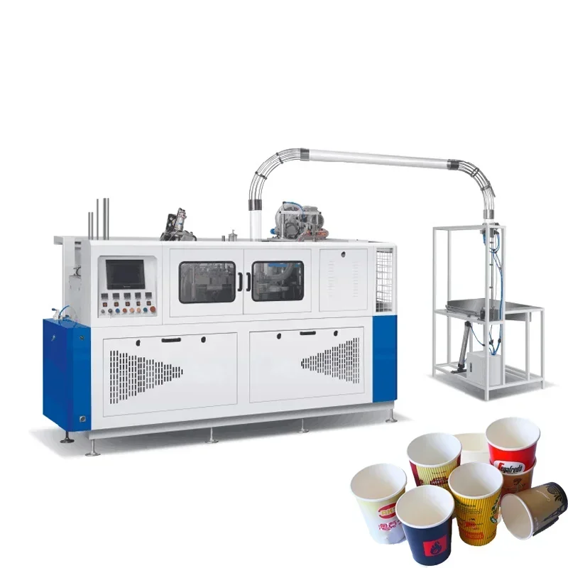 High Speed Automatic Paper Bowl Water Carton Cup Forming Machine Factory Price Biodegradable Disposable Paper Cup Making Machine