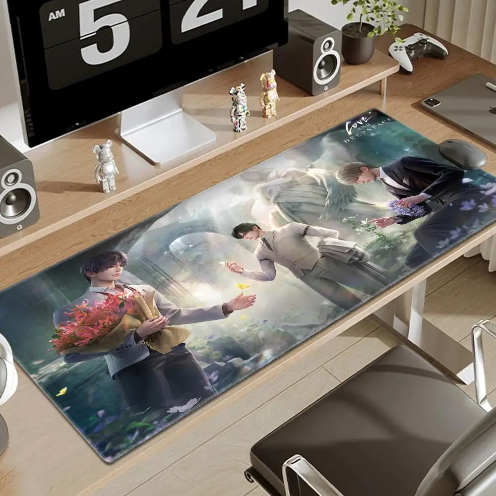 Love and Deepspace Mousepad Custom Skin Cartoon Anime Gaming Mouse Pad Keyboard Mouse Mats Desk Mat Accessories Girls Bedroom