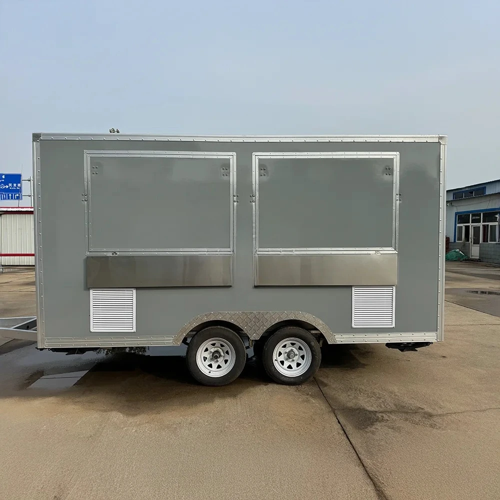 

Food Trailers Bubble Tea Kit DOT Mobile Bars for Sale Taco Bbq Food Trailers Fully Equipped Food Truck for Coffee With Equipment
