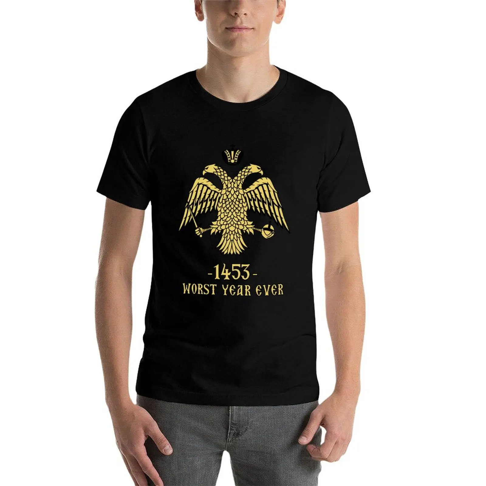 

Byzantine Empire 1453 Worst Year Ever Eagle T-Shirt t shirt personalised essential t shirt anime t shirts for man T-Shirt