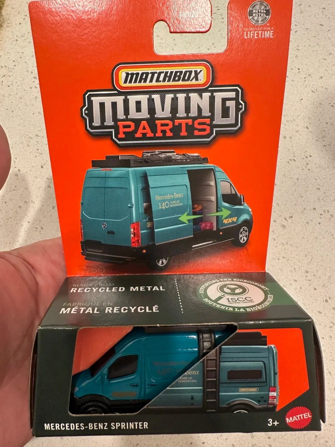 Matchbox FWD28 2026 Moving Parts Mercedes Benz Sprinter Movable Opening Door Diecast Car Model Metal Vehicle Collectible Toy