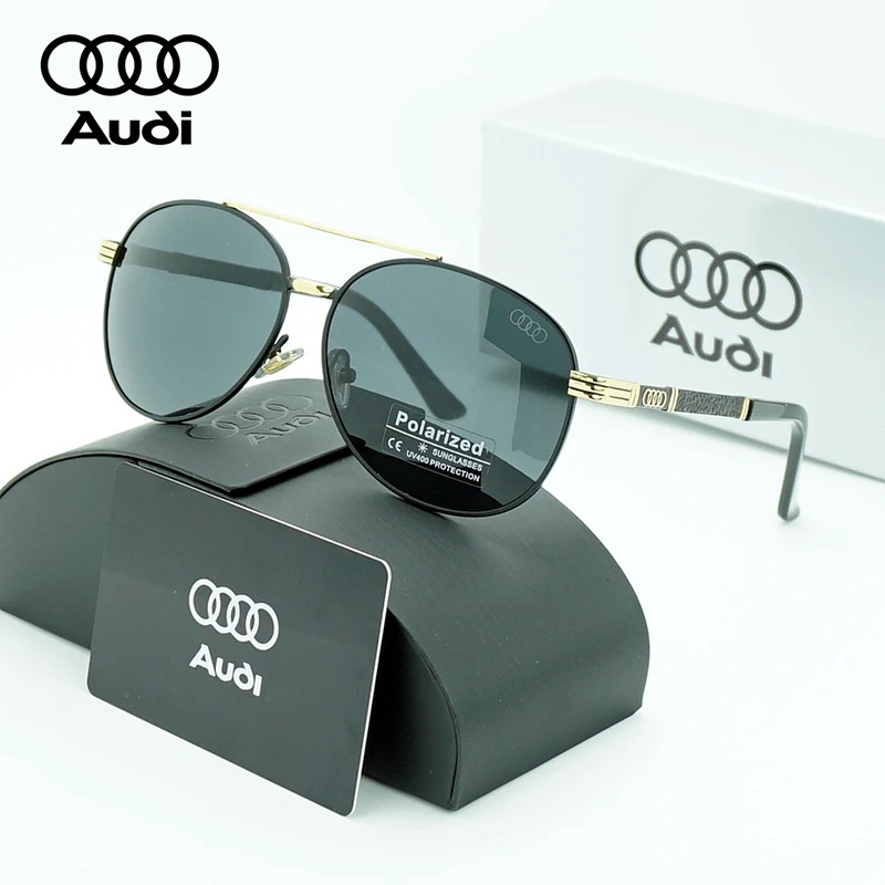 2026 New AUDI Polarized Sunglasses Men Luxury Brand Design Driving Sun Glasses Male Pilot UV400 Goggles Oculos De Sol Masculino