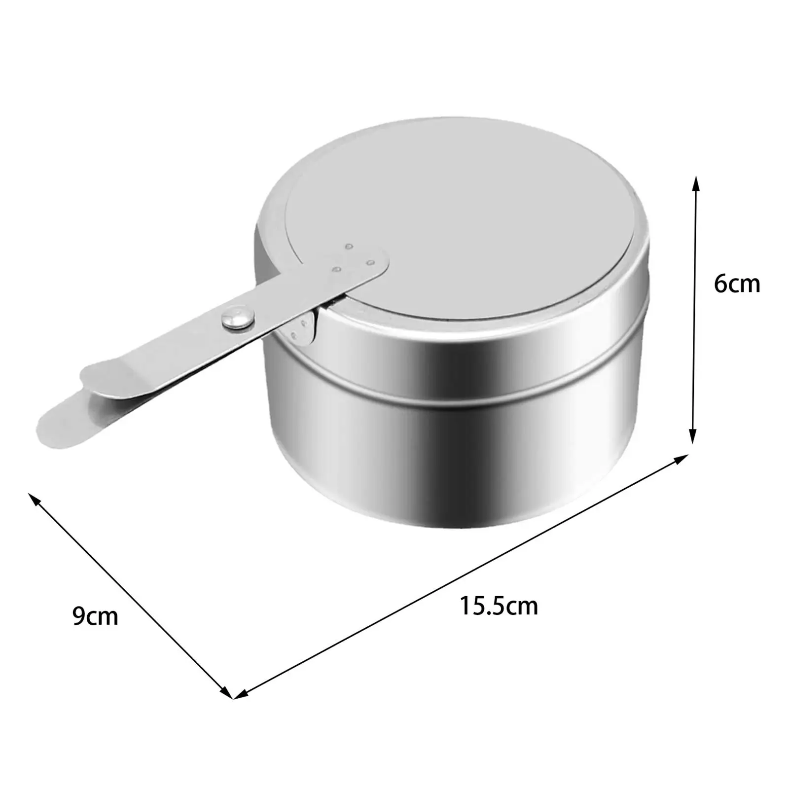 Caixas de combustível enlatadas de 2 peças para eventos de catering, servidor de buffet mais quente