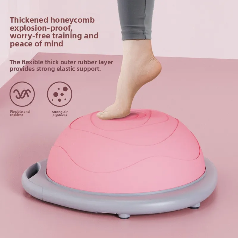 Bosu Half Sphere Balance Ball Core Training Yoga Pilates Home Gym Equipment Bosu Ball Fitness Hemisphere Yoga Ball Home Fitness