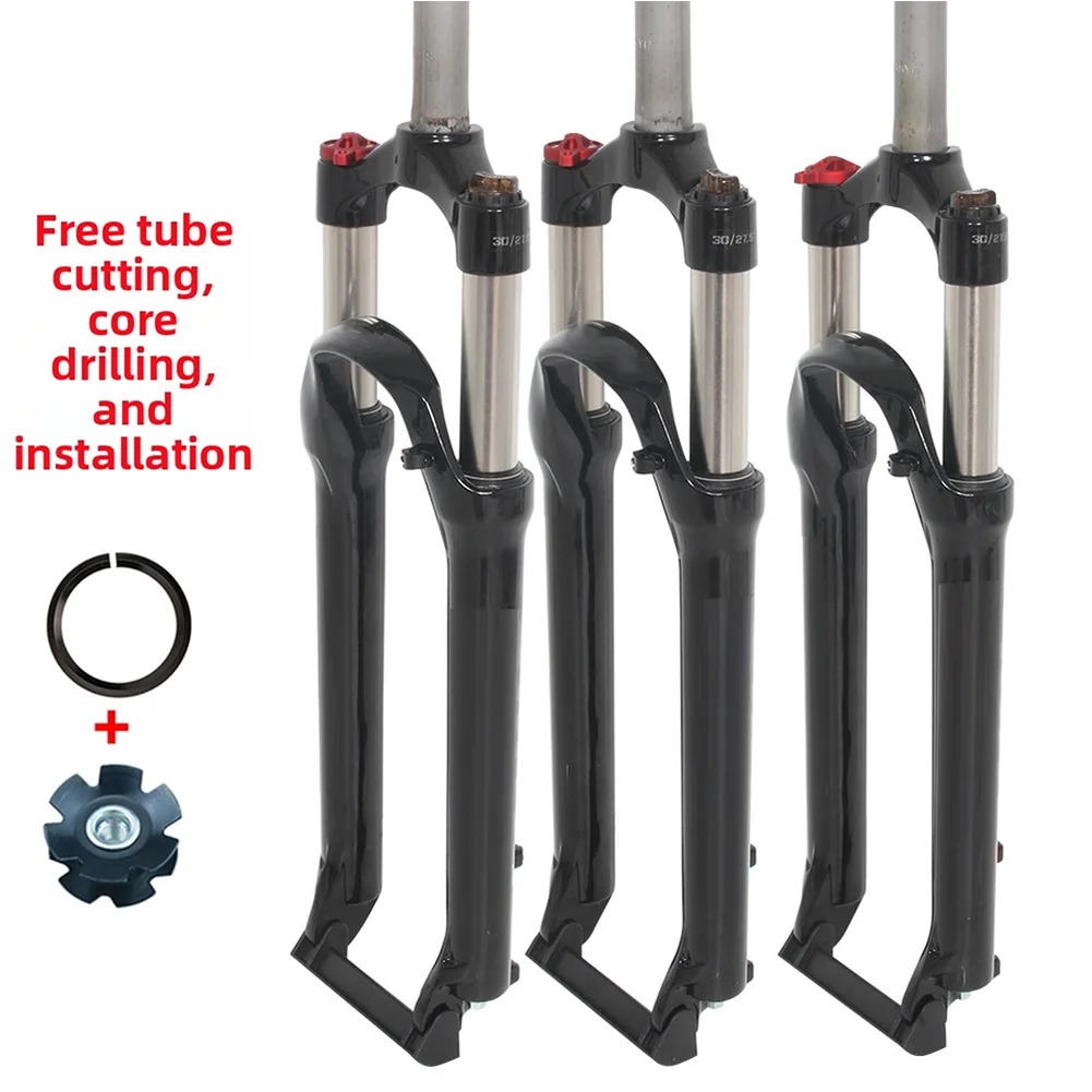 

Гидравлическая передняя вилка для горного велосипеда из алюминиевого сплава с гидравлическим замком, запчасти для велосипедов, простая установка