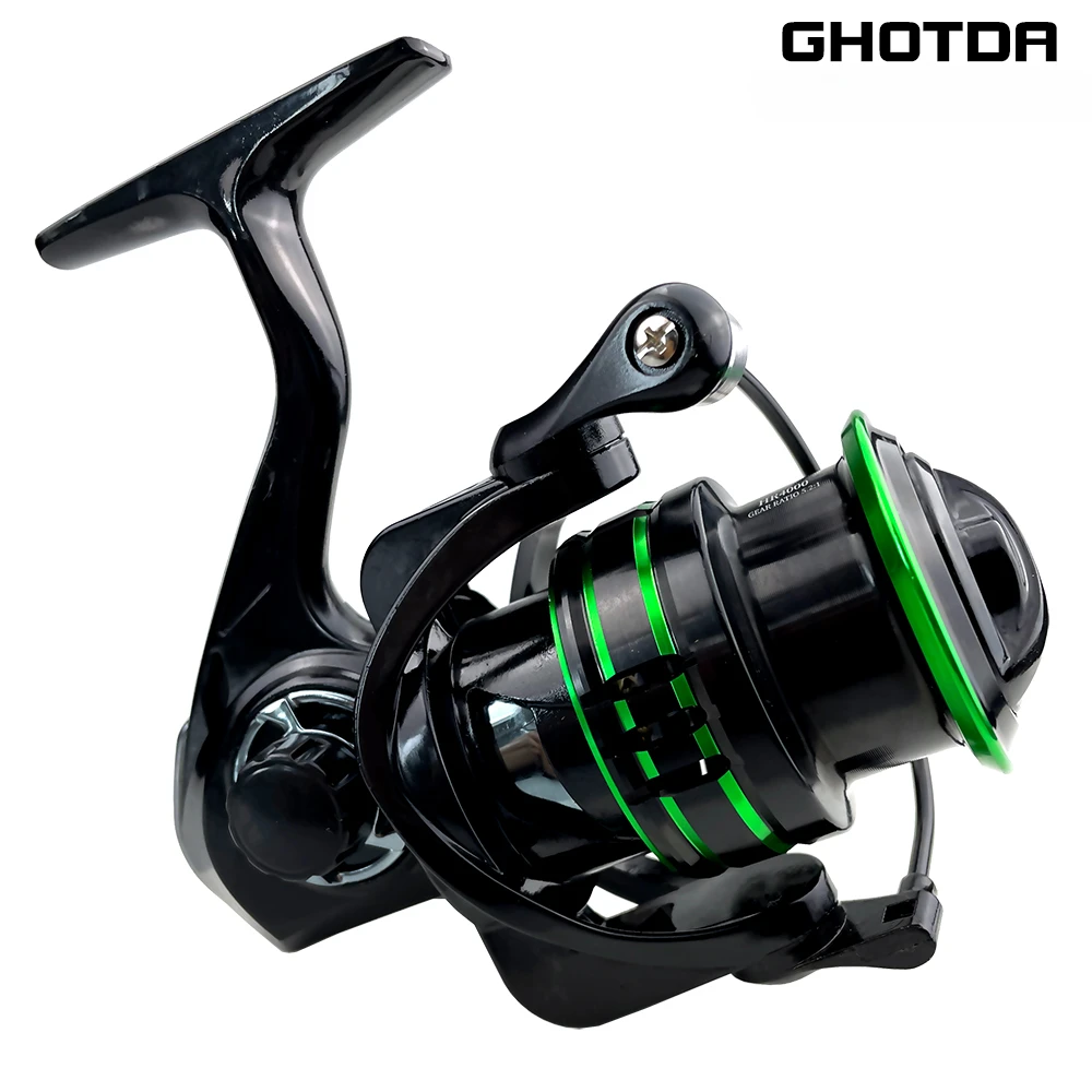 Spinning Reel Max Drag 8KG-10kg for Fishing HR2000-5000 Reel Metal Spool Handle Sea Jig Carp Reel Fishing Coil Wheel