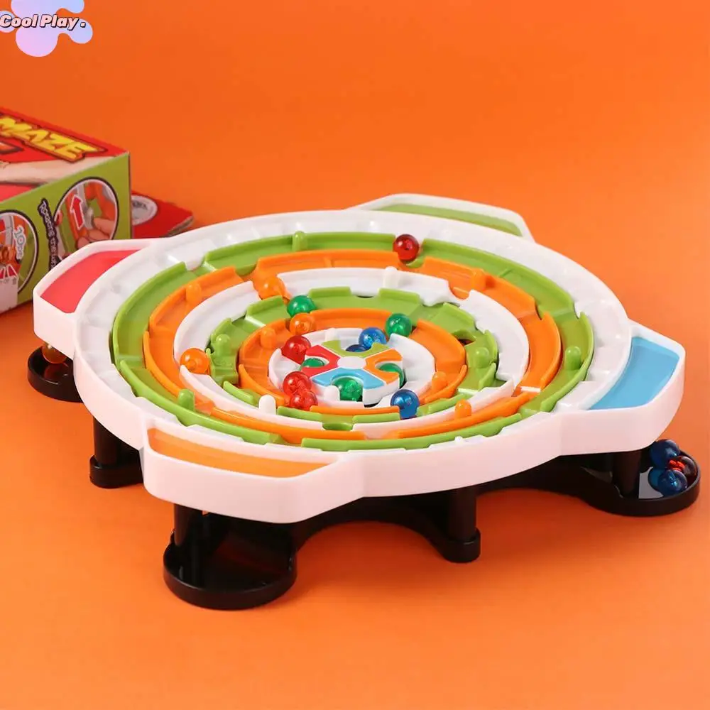 ألعاب الكرة المستديرة البلاستيكية مسار غني التعليم المبكر لعبة المتاهة لعبة مونتيسوري المحمولة لغز ألعاب لوحة المتاهة