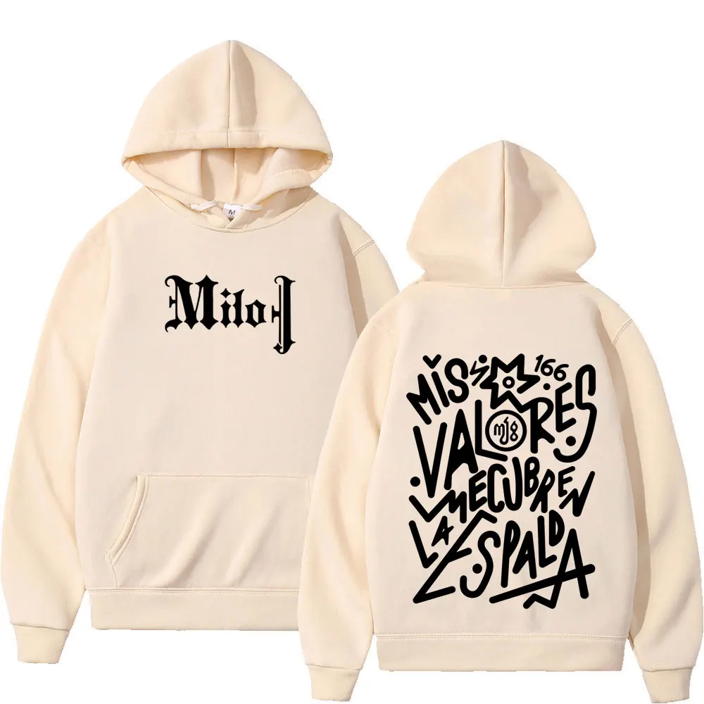 ラッパーマイロ J ファッショングラフィックパーカー男性女性ヴィンテージプルオーバールーズカジュアル厚い特大ゴシックパンクフード付きスウェットシャツトップ