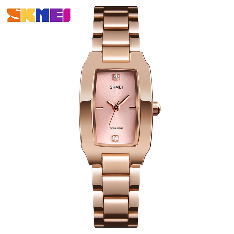 

SKMEI Diamond Dial Bracelet Wristwatch For Girl Luxury Brand Women Watches Elegant Ladies Quartz Watch Female Dress Watch 1400