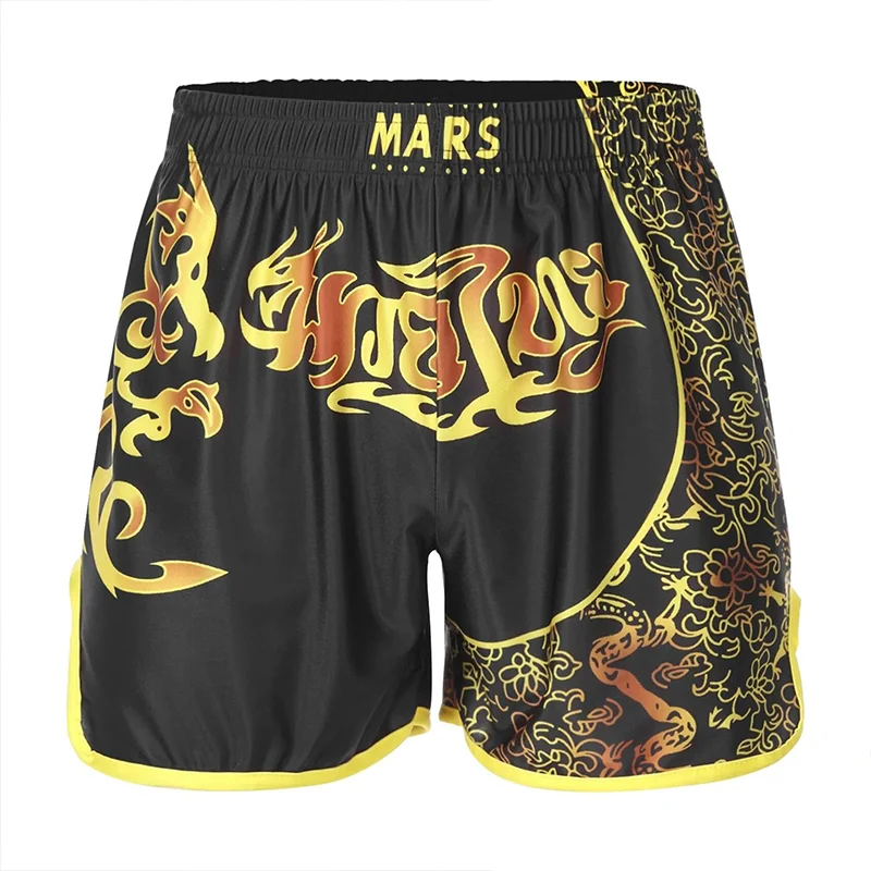 Men\'s Boxers of Muay Thai Shorts Sports MMA Fighting Training  Short Pants