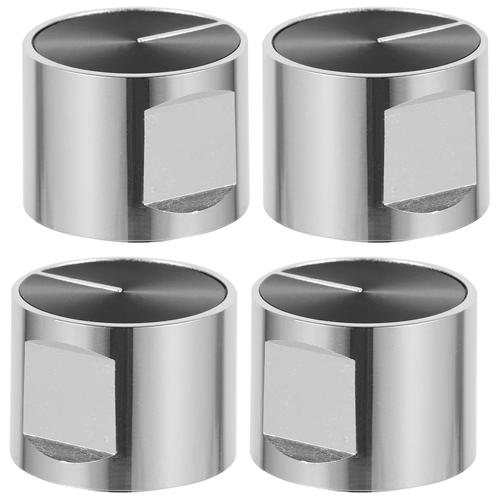 

4 Pcs Gas Stove Knob Easy Clean Knobs Control Oven Operate Kitchen Essentials Cooker Zinc Alloy Install Affordable