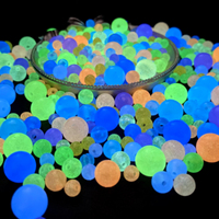 6mm 8mm 10mm 12mm Acrylic Luminous Beads Glow In The Dark Loose Spacer Beads For Jewellery Marking Necklace Bracelet DIY