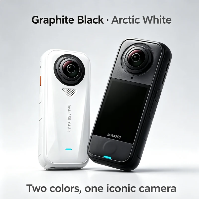 Cámara Insta360 X4 Air / X4 Action – Cámara ligera de 8K y 360 grados que pesa 165 g, con efecto de palo selfie invisible y parabrisas integrado; X4 Air 7