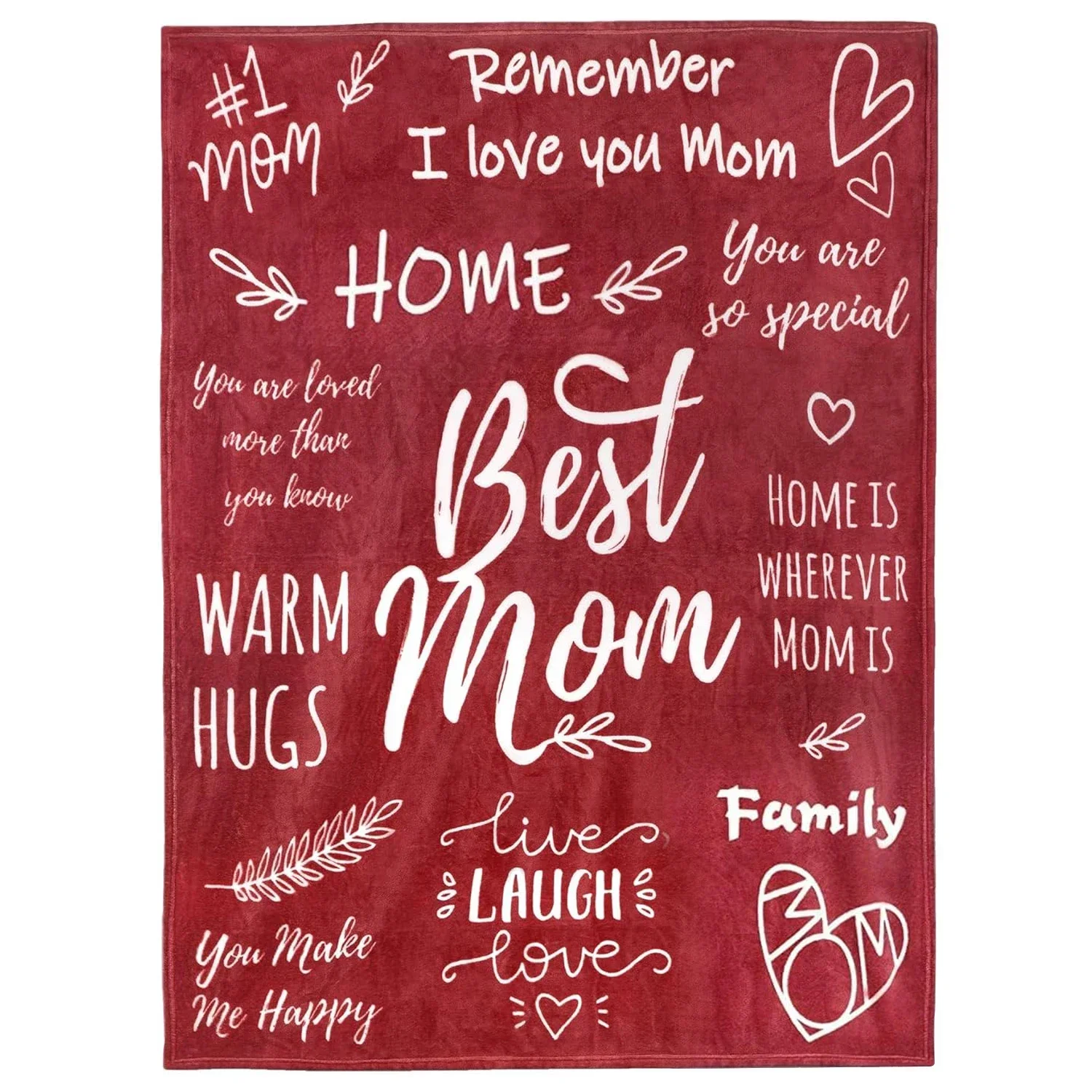 

A gift for mom, mom's gift, the best mom ever, mom's birthday gift, mom's flannel blanket