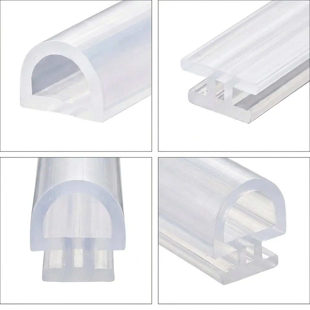 10 Meter TPE Silicone Sealing Strip for Aluminum Sliding with Flexible Hollow Cavity to Block Drafts Dust and Noise
