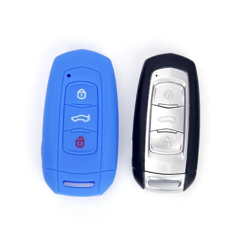 Silicone Car Key Case Cover Remote Shell Holder for Geely Atlas Emgrand X7 EC7 NL3 EX7 GX7 EC715 RV EC718 GT GE SC6 GC9 Emgrand7