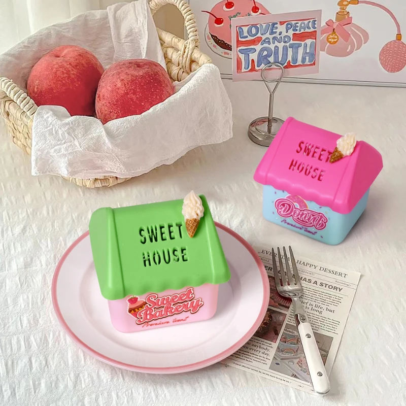 Милый мороженое, твердый аромат, насыщенный ванильный кофе, пищевой аромат, освежитель для ванной комнаты, туалета, дезодоратор, портативный автомобильный освежитель воздуха