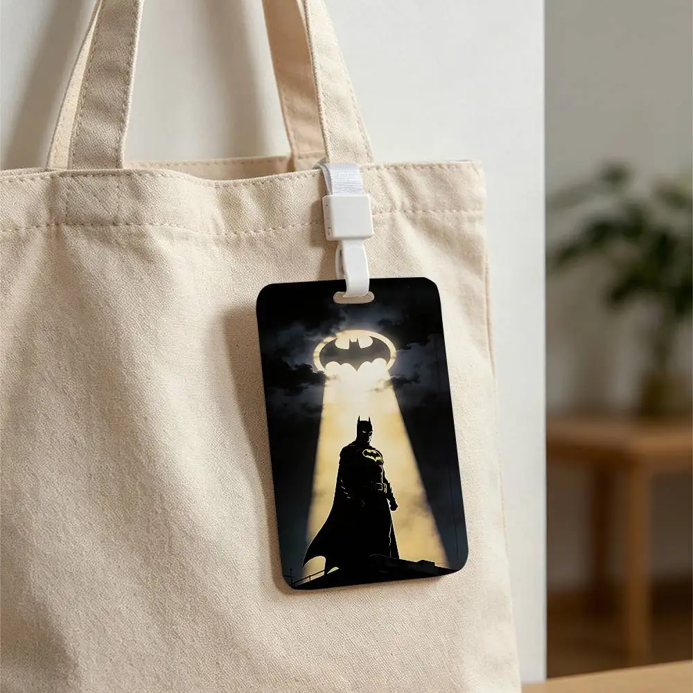 Classic-B-batman-s Cool NFC Contactless Sliding Card Sleeve For Student Cards, Bus Cards, ID Cards, And Work Permits
