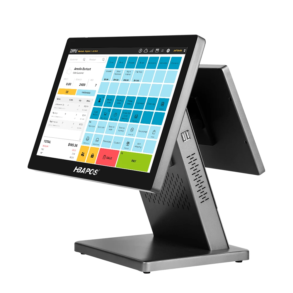 ATV&UTV15.6 Restaurant Desktop All in One Pos System Retail Touch Cashier Machine POs Terminal Cash Register