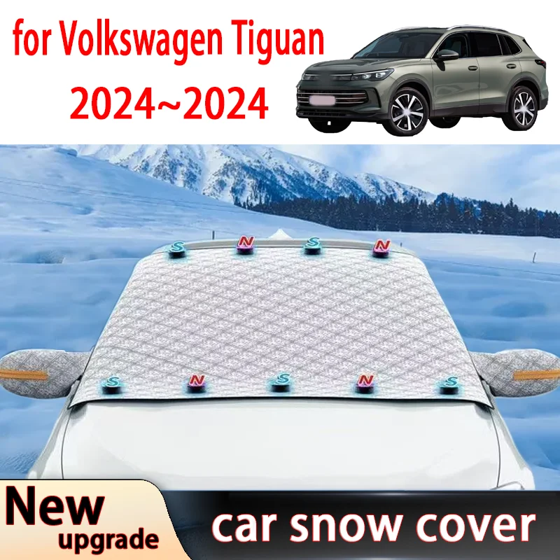 

Car Snow Shield for Volkswagen Tiguan 2024-2024 Outdoor Winter Front Windshield Window Freeze FrostCoverSunshade Accessories