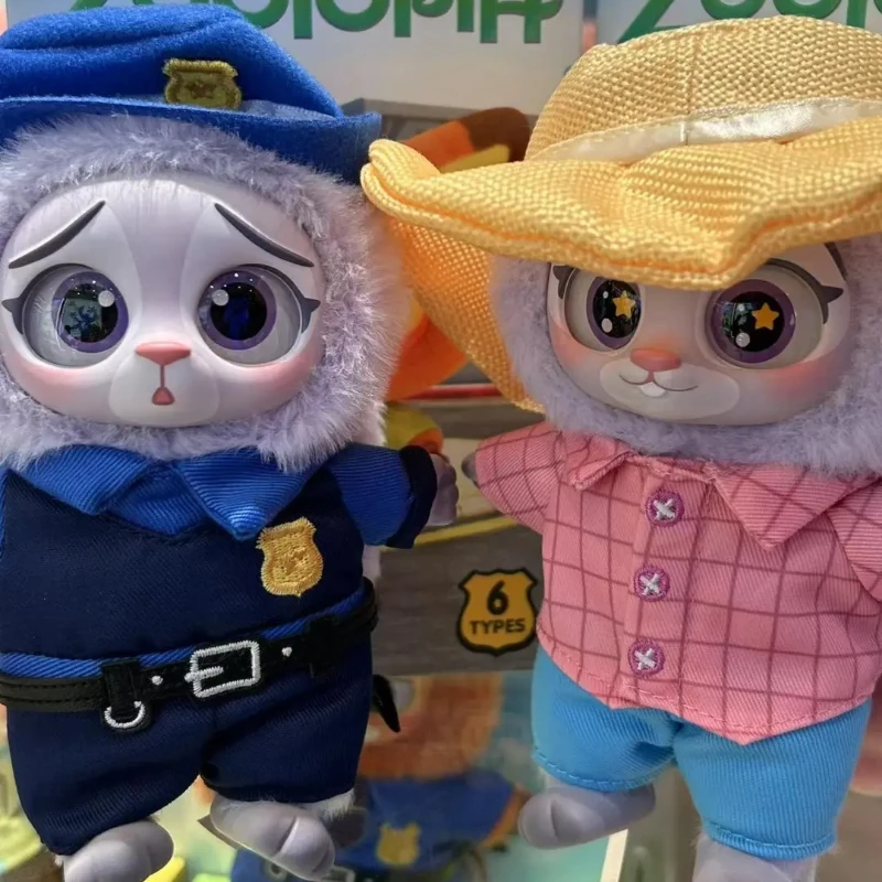 

Виниловые плюшевые куклы Disney Crazy Animal City, слепая коробка, украшения, подвеска для девочек, яркая коробка, куклы, детские рождественские подарки