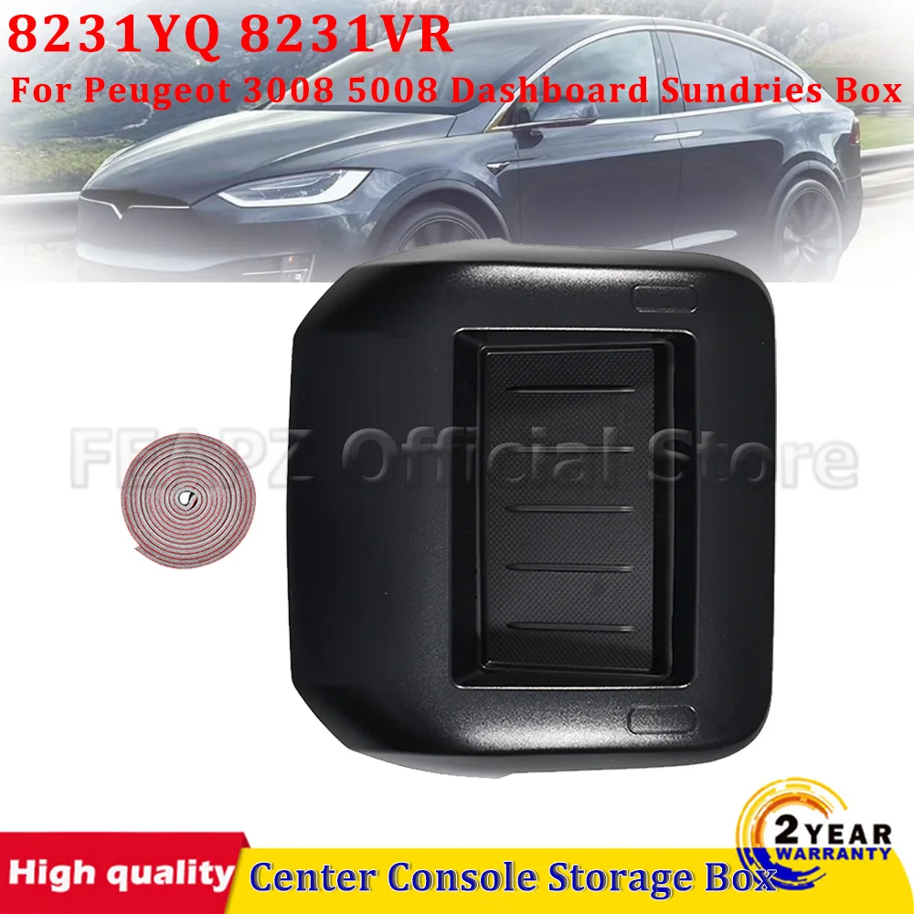 

For Peugeot 3008 5008 Dashboard Sundries Box Center Console Storage Box Navigation Frame Middle Cover 8231YQ 8231VR 96782144ZD