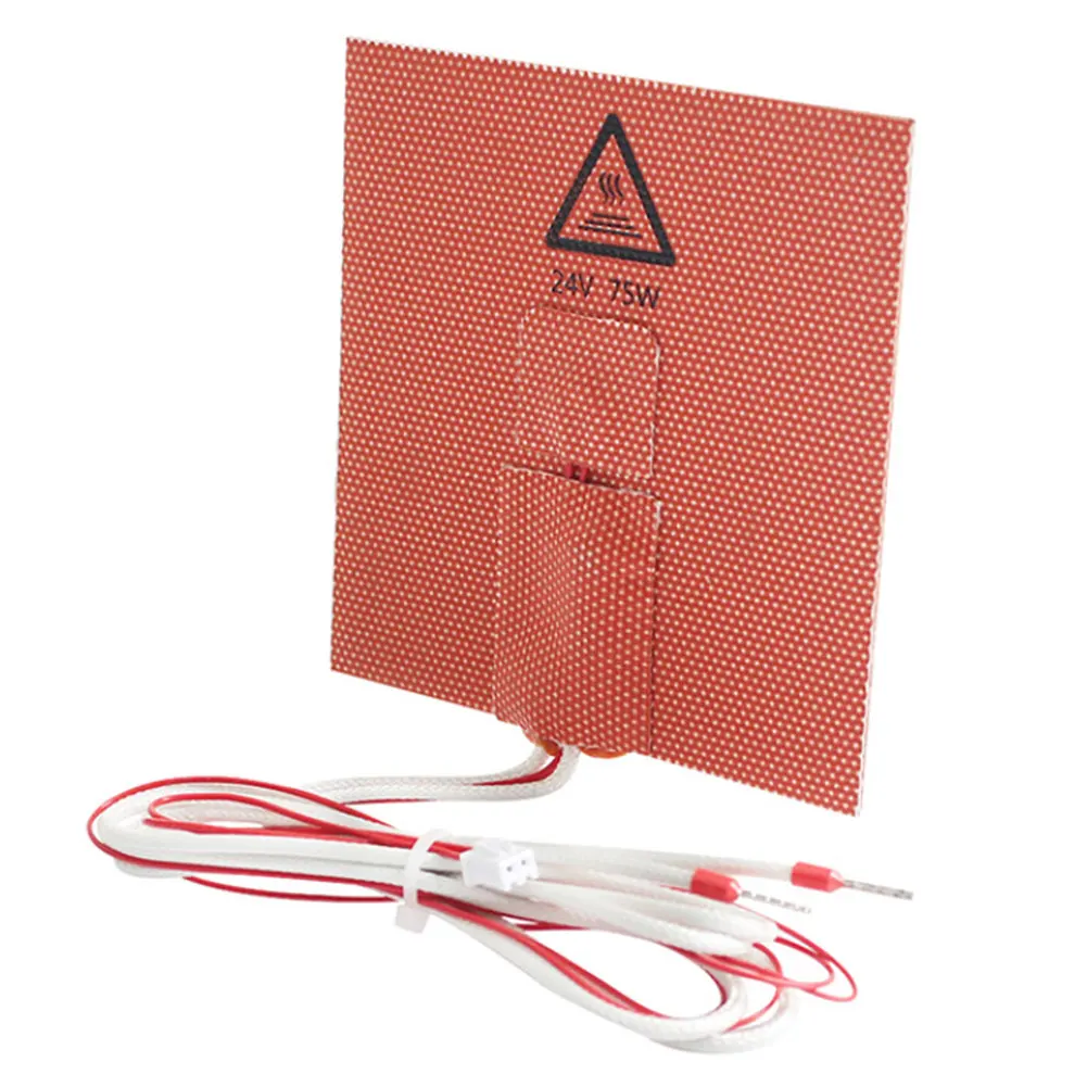 

Нагревательная подушка для 3D-принтера с термистором NTC 100K Нагревательный коврик для 3D-принтера 100x100 мм Нагреватель для горячей кровати для 3D-принтера VONON 0,1/0,2