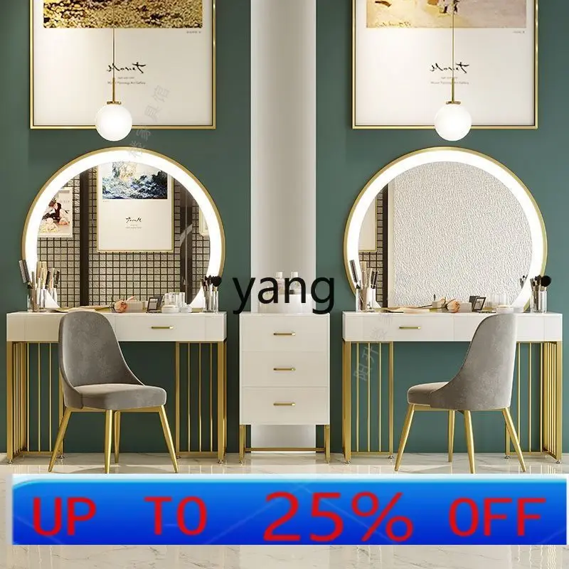 

LMM light luxury marble beauty salon studio special makeup table professional makeup table