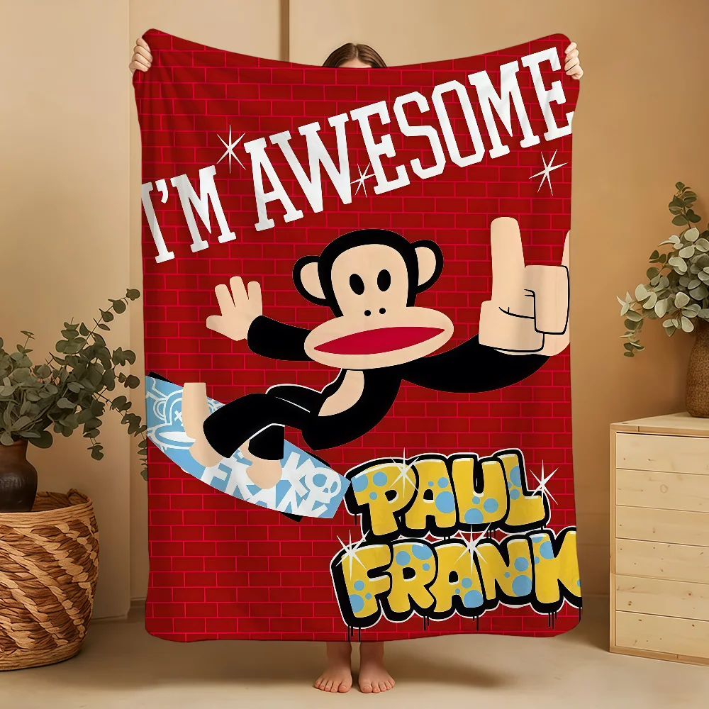 P-PaulS F-FrankS Industries Blanket Throw Super Cosy Plush Living Room Sofa Couch Childish Birthday Gifts