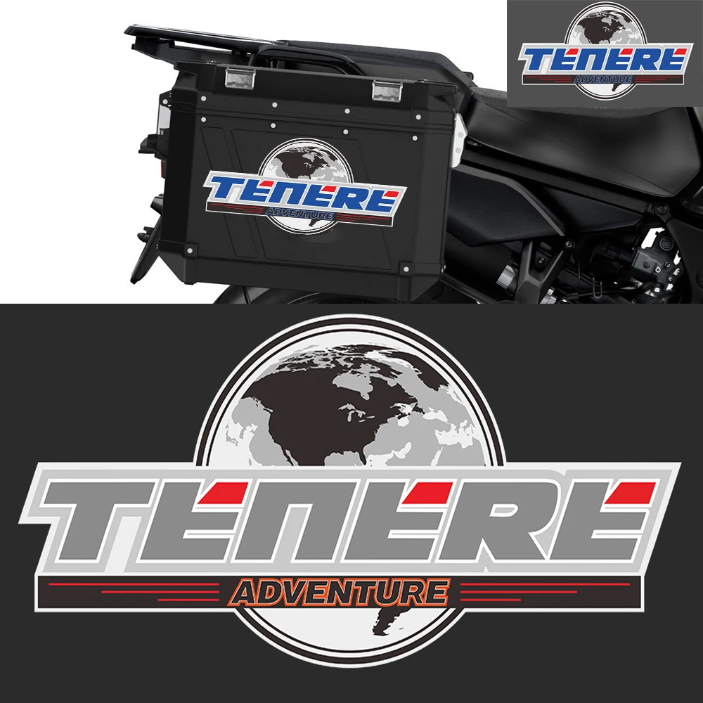 1200XT Tail Side Panniers Luggage Trunk Aluminium Case For YAMAHA ADVENTURE TENERE 700 1200 XT 1200Z SUPER Motorcycle Sticker