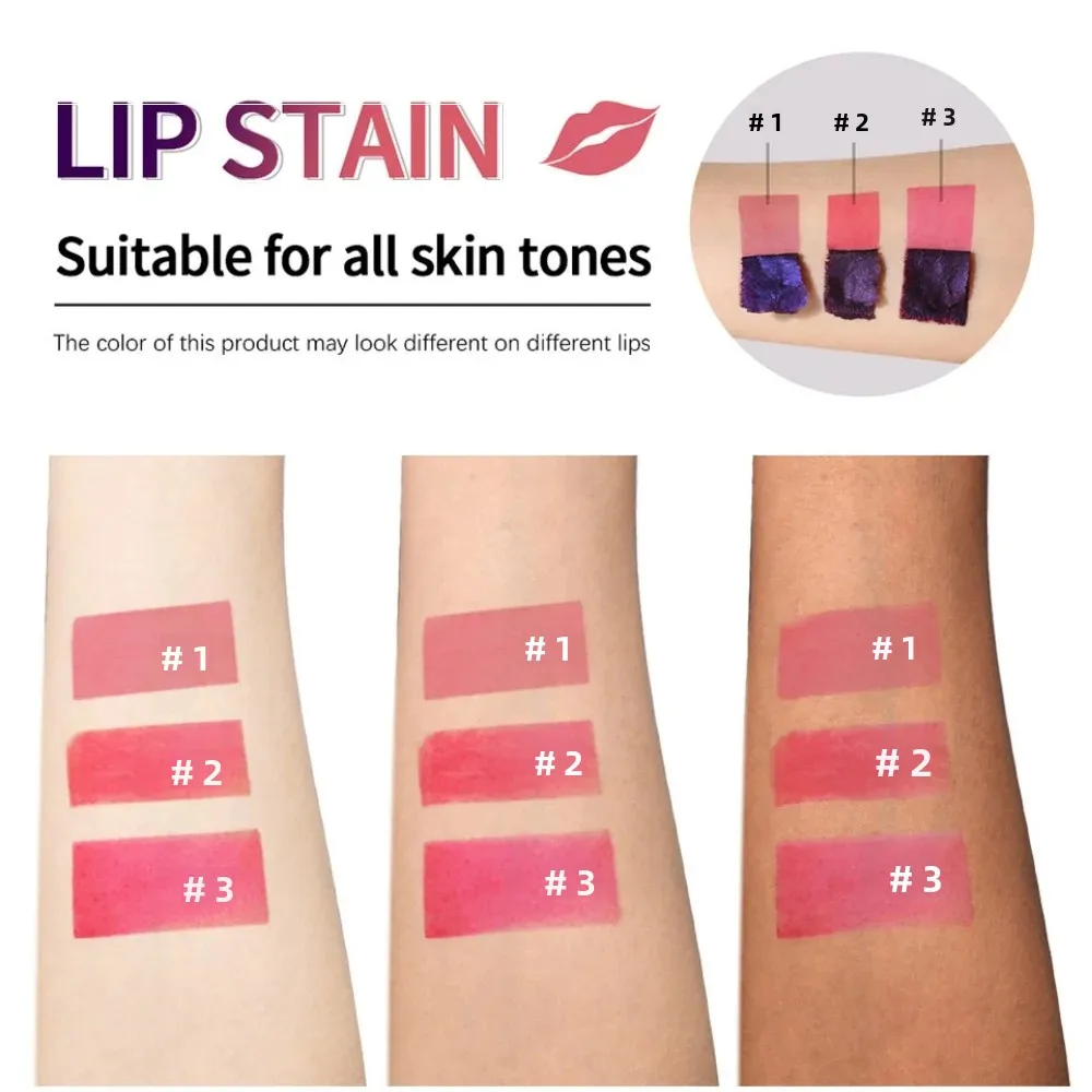 Matte Lip Stain Silver Pipe Peel-Off Lip Tint blijvende Moisturizer Waterdicht Zweetbestendig Non-stick Cup Peel off Lip Liner Pencil