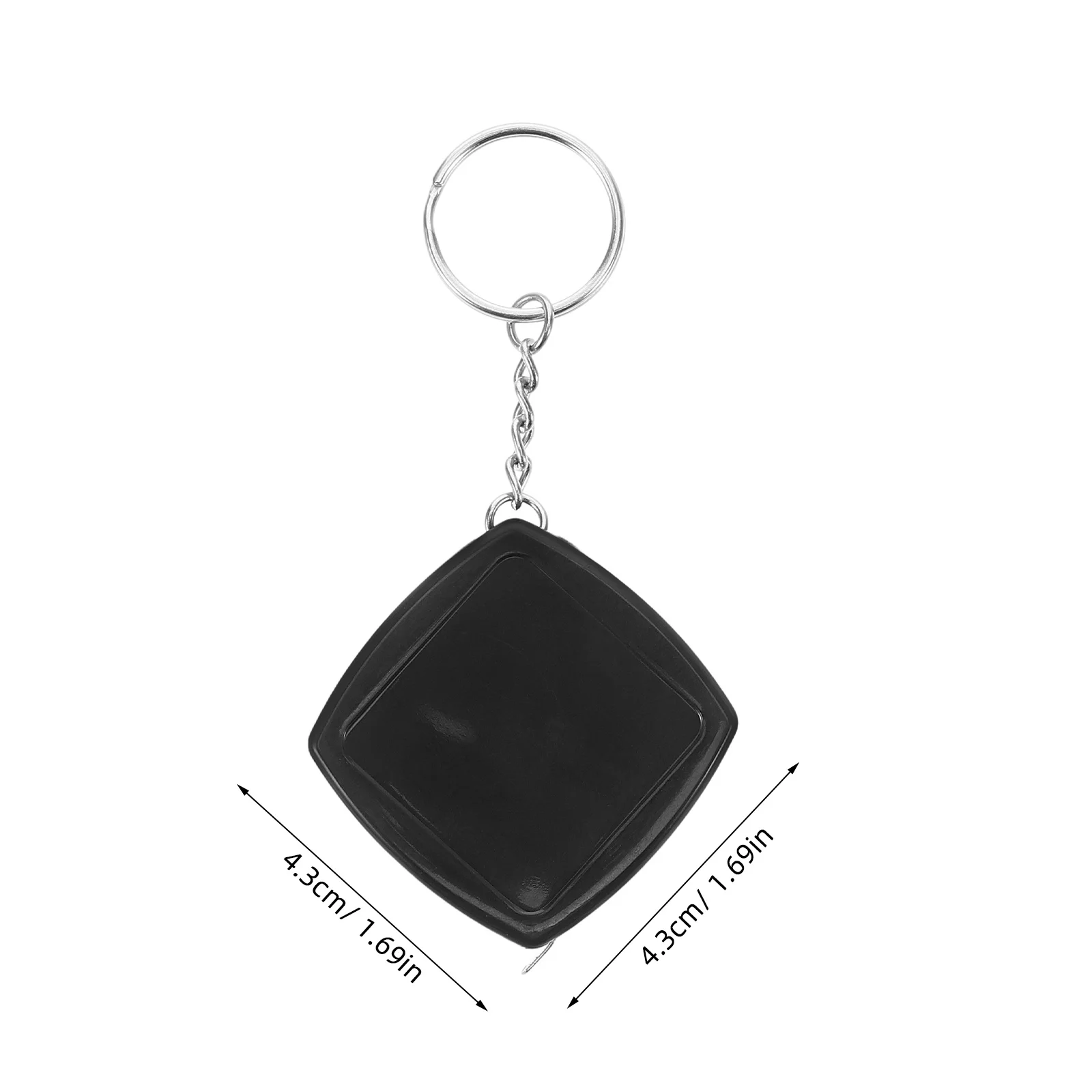 2Pcs Portable Mini Measuring Tape Keychain Compact Pocket Tape Measure Flexible Retractable Small Measuring Device for on The Go