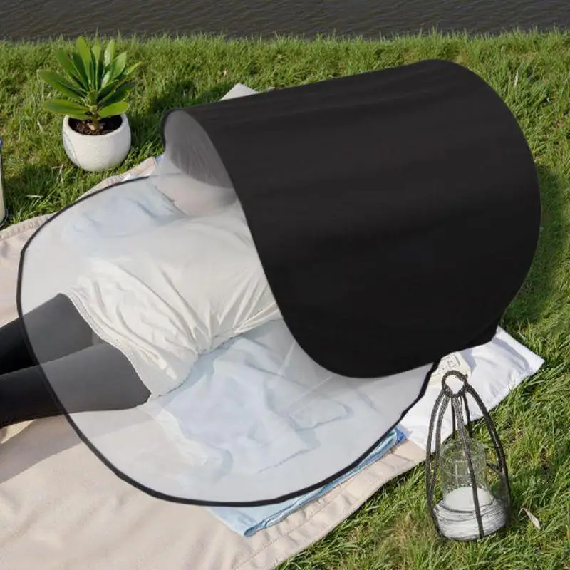 Tent Over Head For Sleeping Light-Blocking Head Tent Portable Hood Foldable Rest Aid Bedtime Light Shield For Daytime Traveling