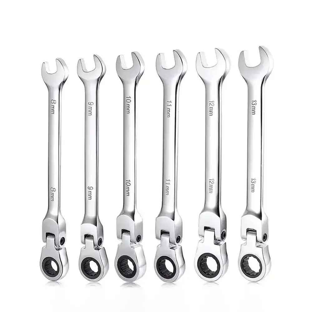Car Repair Dual Heads Dual Heads Ratchet Wrench Quick Release 72 Teeth Reversible Ratchet Spanner Ratcheting Socket Spanner