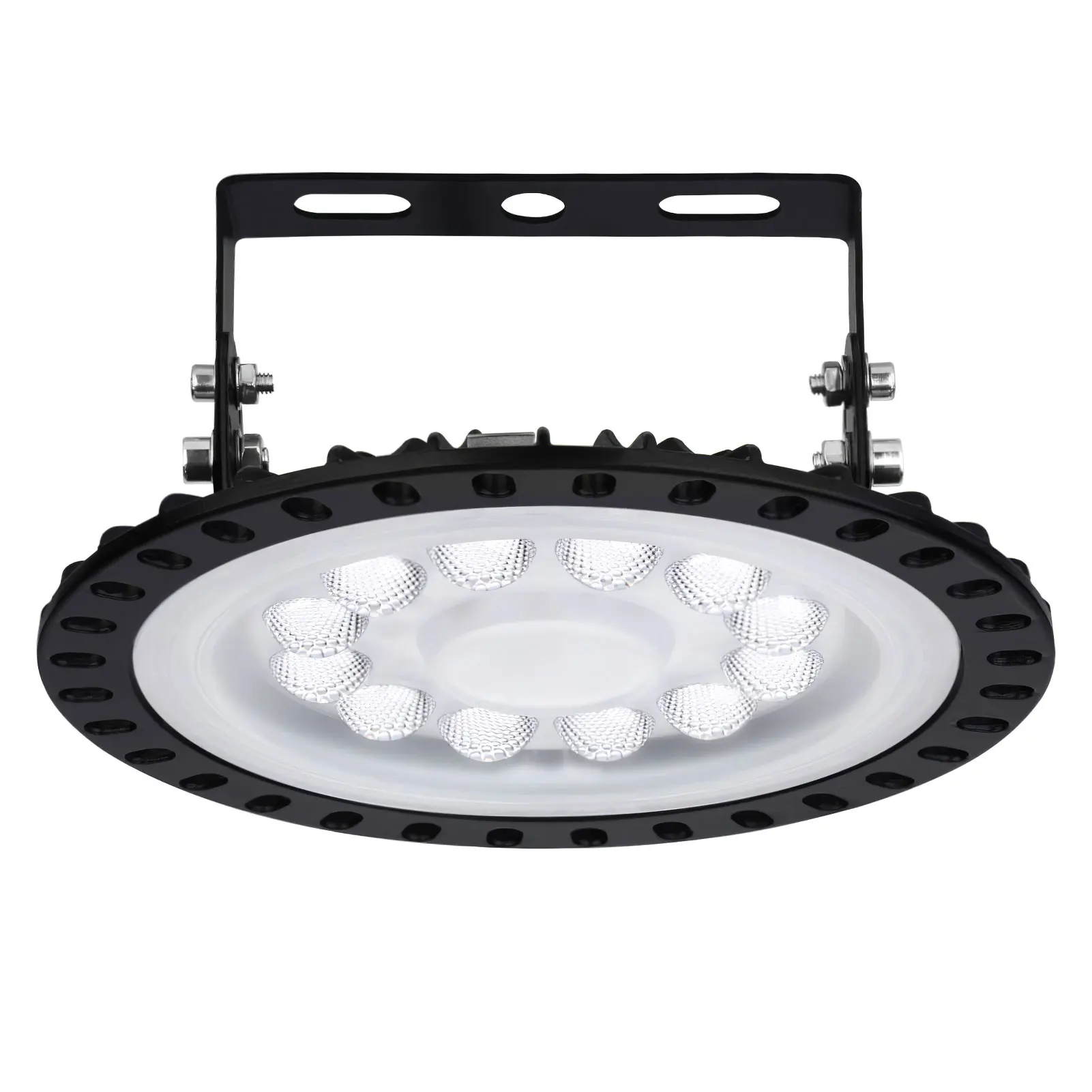 Super Bright UFO LED High Bay Light AC110-120V 50W-500W IP65 Waterproof Commercial Industrial Garage Workshop Gym Market Lamp