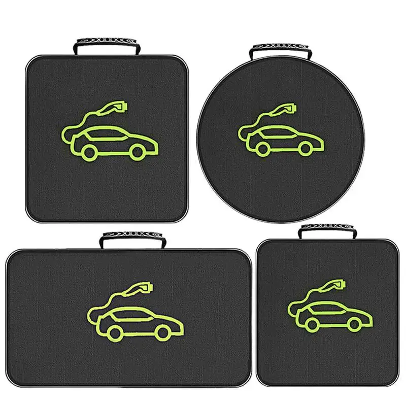 Electric Vehicles Battery Jumper Cable Bag Ev Charging Cable Organizer Portable Ev Car Charging Cable Bags Carry Storage Bag