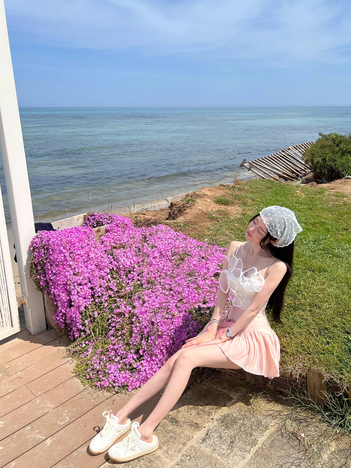 

Комплект с пышной юбкой и топом Bear Bear Bear House Fairy Flower Language с высокой талией, женский, с цветочным принтом, для создания молодежного образа