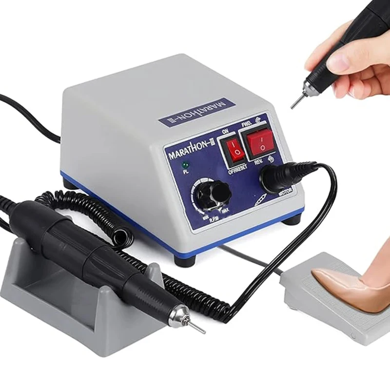 Set Dental Lab Marathon Iii Motore Micromotore Macchina N3 Nuova Unità di Lucidatura Maratona + Manipolo 35K Rpm H37L1