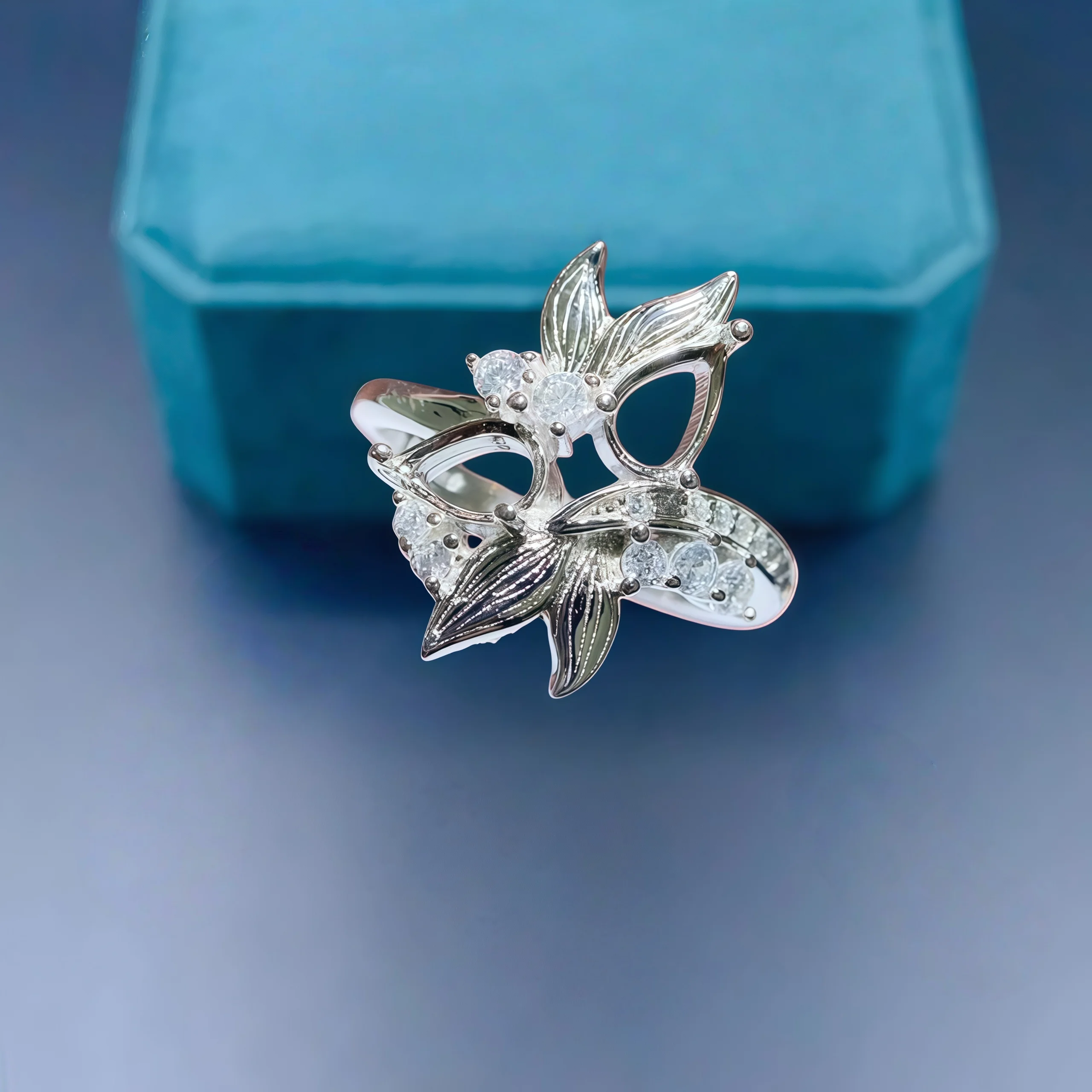 

Модное кольцо «сделай сам», пустой держатель, стерлинговое серебро S925, установка 4*6 мм, капля воды, камень, изысканный дизайн, очаровательные свадебные украшения для женщин