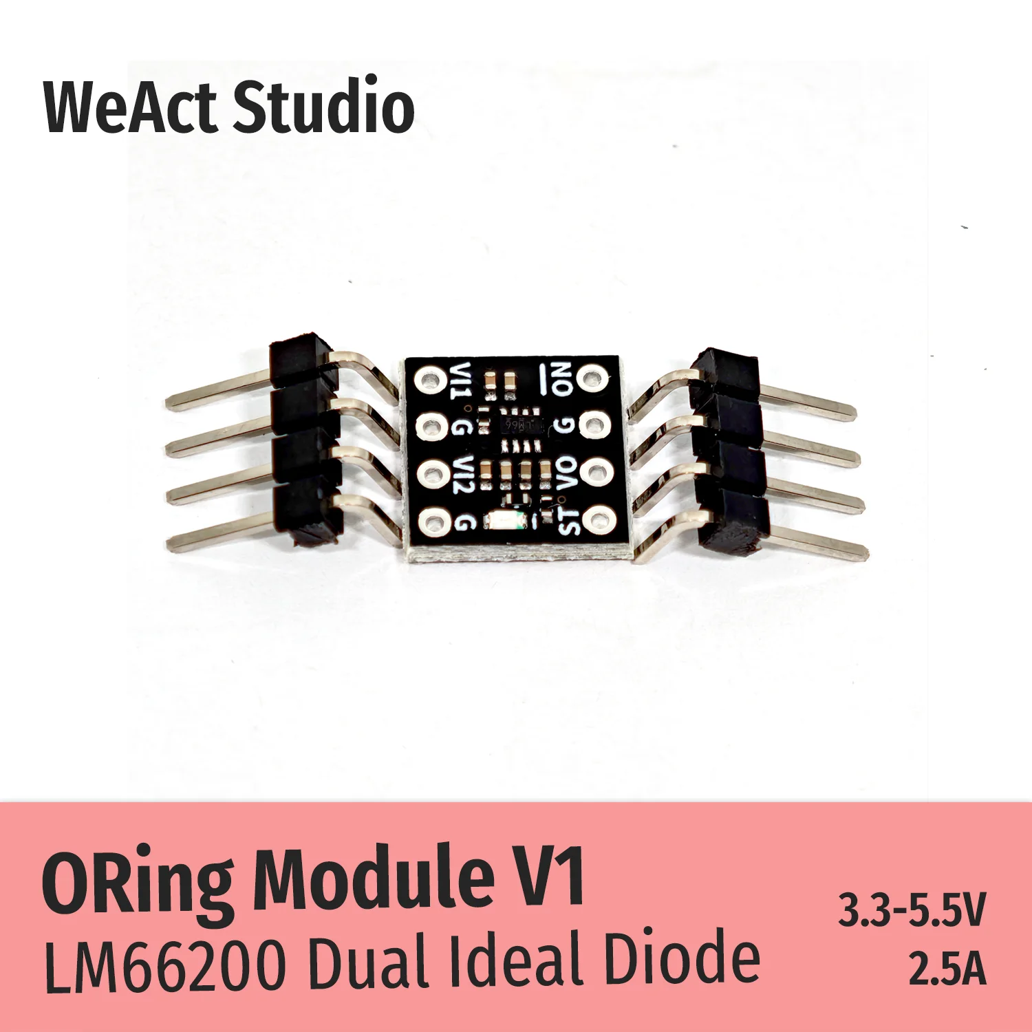 ORing Module LM66200 Dual Ideal Diode With Automatic Switchover WeAct - Image 3