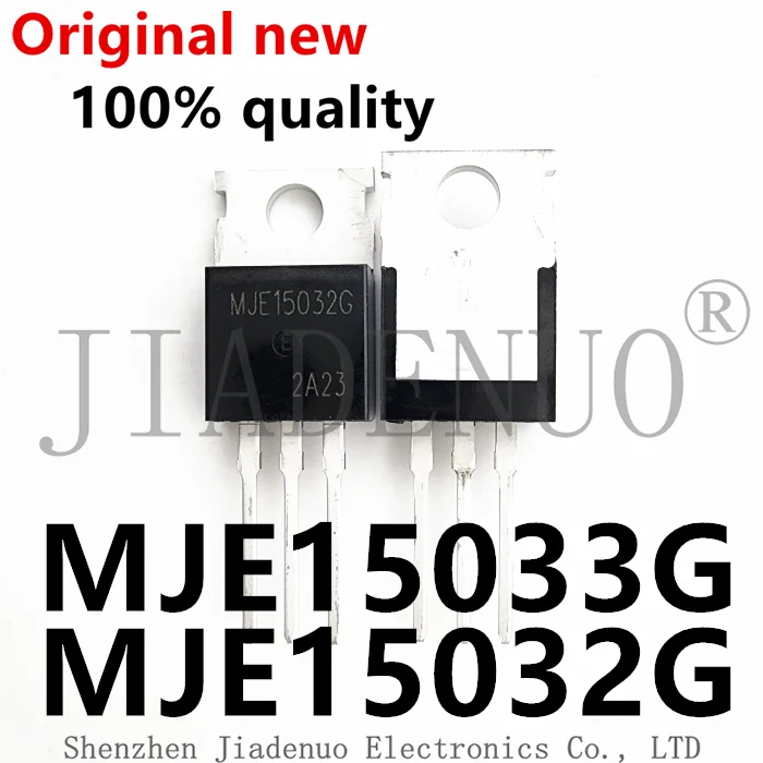 

（5-10pairs）100% New MJE15033G 15033G MJE15032G 15032G TO-220 250V 8A 2W IC Chipset