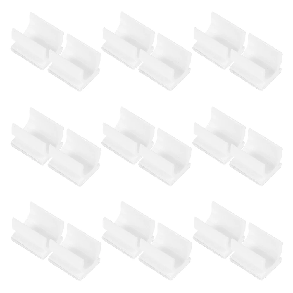 

50 Pcs Pen Holder Clip Marker Accessories Balloon Sealing Adhesive Pencil Holder Office Supplies Adhesive Backing Plastic