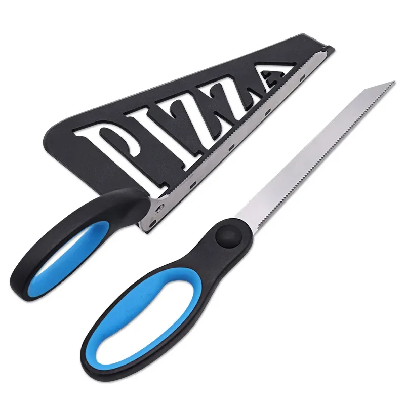 Pizza Schere Messer Pizza Schneiden Werkzeug Edelstahl Pizza Cutter Slicer Backen Werkzeug Multifunktional Mit Abnehmbarem Spachtel – Detail 10